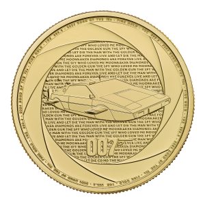 Bond of the 1970s 1oz gold coin