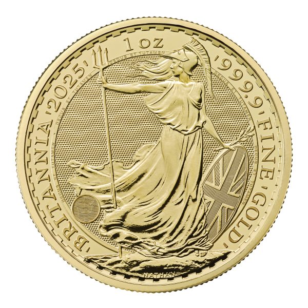 2025 Gold Britannia reverse