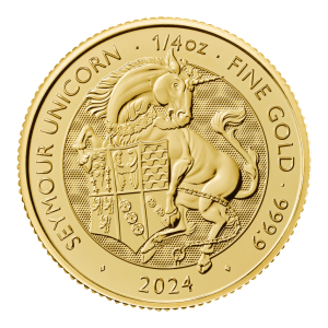 Seymour Unicorn quarter oz gold coin