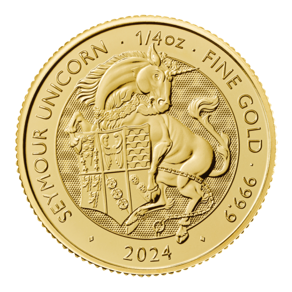 Seymour Unicorn quarter oz gold coin