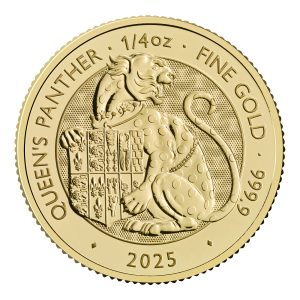 Queen's Panther quarter oz gold coin